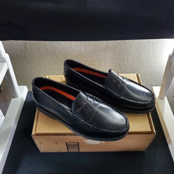 rockport men's shakespeare circle penny loafer
